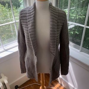 DESIGN HISTORY soft open cardigan shawl collar